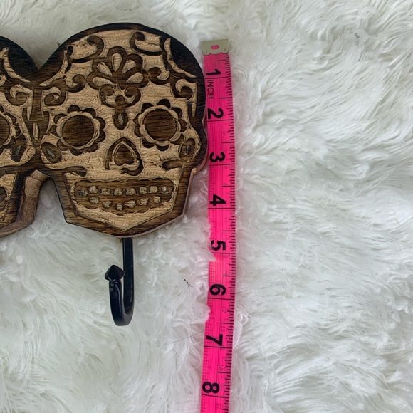 Day Of The Dead Wood Key Holder Clothes Hooks GUC - Picture 10 of 10